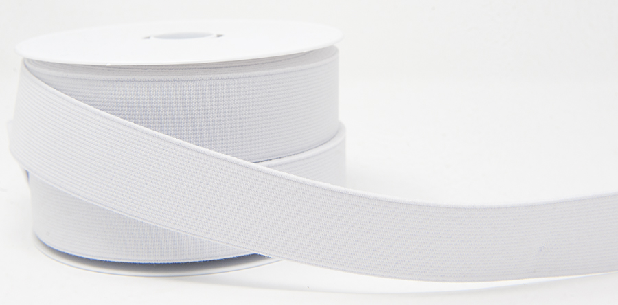 35mm Elastic White